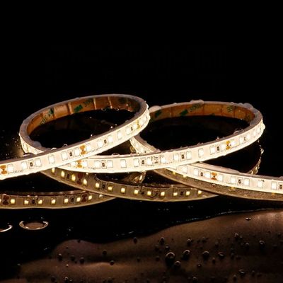 8mm PCB ancho 110v220v 10mm 180leds 3000K IP67 impermeable tablero de corte a presión SMD2835 luz de banda LED para hotel