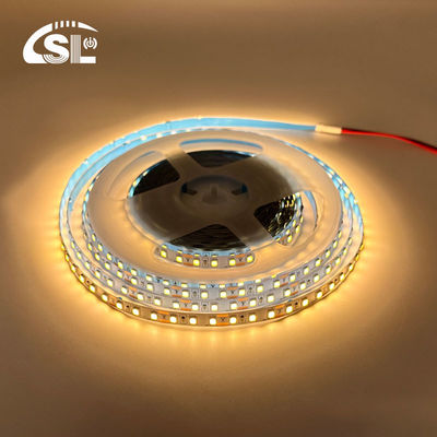115lm/w 80Ra 12v 8mm 120leds 3000k Blanco cálido Alto brillo Flexible 35 Cobre Smd2835 Iluminación de banda Led