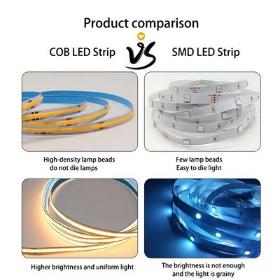 110v220v 10mm 180leds 6500K IP67 Junta de corte a presión a prueba de agua SMD2835 Luz de banda LED