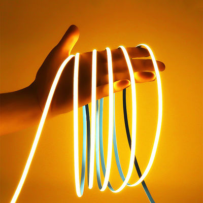 Luz de banda LED de color amarillo dorado flexible COB para gabinetes de hoteles Iluminación de la cocina del dormitorio