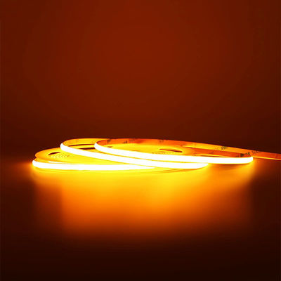 Luz de banda LED de color amarillo dorado flexible COB para gabinetes de hoteles Iluminación de la cocina del dormitorio