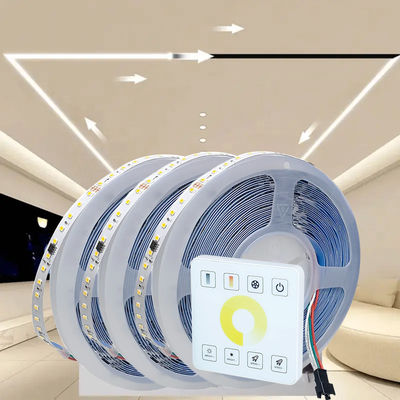 3- Flujo de agua corriente 12v24v 8mm 120leds 6500K Electroplate Blanco SMD2835 Luz de banda LED