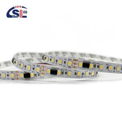 3- Flujo de agua corriente 12v24v 8mm 120leds 6500K Electroplate Blanco SMD2835 Luz de banda LED