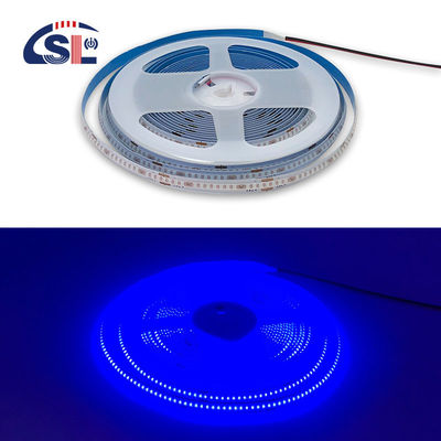 320Leds/m 12V24V Luz de banda flexible azul con impermeable CE RoHs IP20 Ra90 COB Led