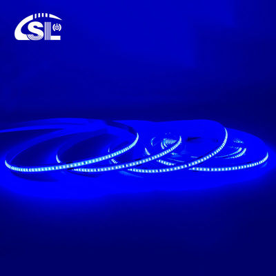 320Leds/m 12V24V Luz de banda flexible azul con impermeable CE RoHs IP20 Ra90 COB Led