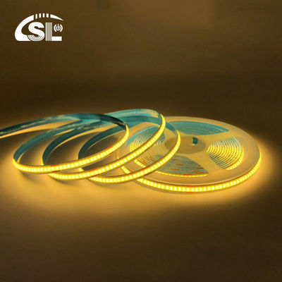 8 mm de ancho 12V 24V 3000K cálido COB LED Strip Light CE RoHs IP20 con 50000 horas de vida útil