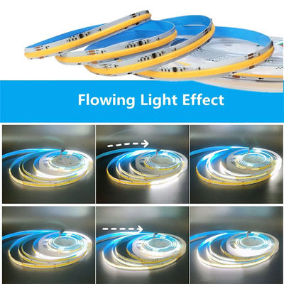 12v24v 8mm 360leds 4000K Blanco COB SMD2835 Luz de banda LED para aplicaciones versátiles
