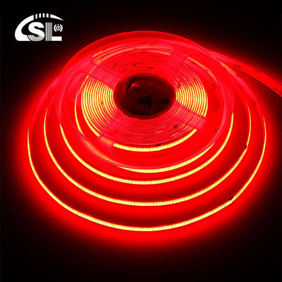 Hotel COB LED Strip Light 12V 24V 8mm 10mm 480 LEDs Rojo para decoración interior y exterior