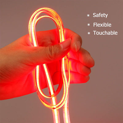 Hotel COB LED Strip Light 12V 24V 8mm 10mm 480 LEDs Rojo para decoración interior y exterior