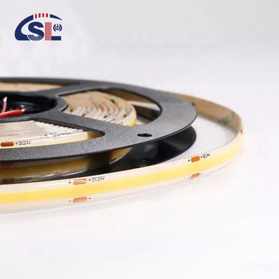 IP20 DC12V24V 8mm10mm Ancho 480Leds 3000K4000K6500K Flexible COB Led Strip Light para decoración exterior e interior
