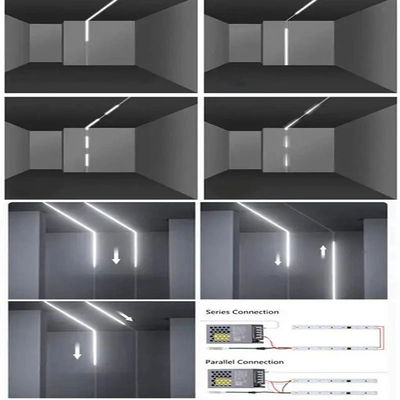 Peso del producto ((kg) 0,06 Luz de banda LED 12v24v 8mm 608leds 3000K-6500K COB SMD2835