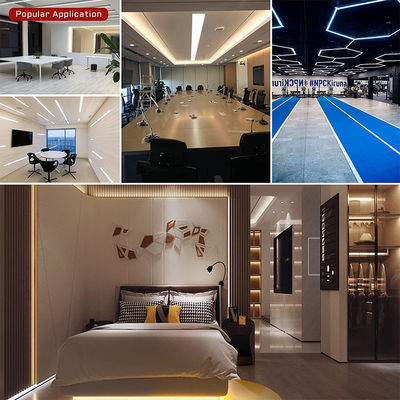 100lm/w Alta luminosidad IP20 8mm 480Leds COB Led Strip Light para el salón de la cocina