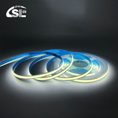 CE RoHs 3 IP20 8mm 12V 24V 320Leds 6500K Luz blanca flexible COB Luz de banda LED