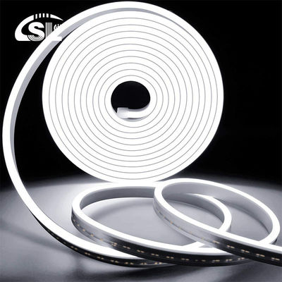 Neutral de color blanco 120LED/m Frío de color blanco LED Neon Flex IP65 DC a prueba de agua 12V 6x12mm Kit completo