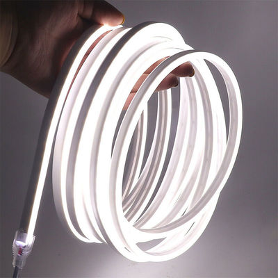 Neutral de color blanco 120LED/m Frío de color blanco LED Neon Flex IP65 DC a prueba de agua 12V 6x12mm Kit completo