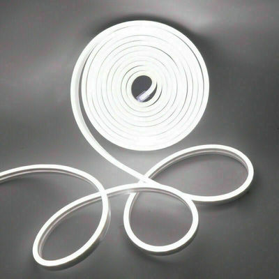 Neutral de color blanco 120LED/m Frío de color blanco LED Neon Flex IP65 DC a prueba de agua 12V 6x12mm Kit completo