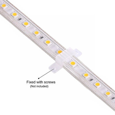 Blanco 10mm 240leds 6500K Electroplate IP44 SMD2835 Luz de banda Led Alto voltaje 110v220v