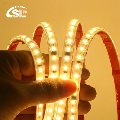 115lm/w 110v220v 8mm 320leds 6500K Blanco CE RoHs Ra80 Electroplate flexible SMD2835 Luz de banda LED