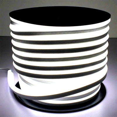 4100K Frío LED Blanco Neón Flex 24V DC Inalámbrico 8x16mm 120LEDs/m IP65 Impermeable Ideal