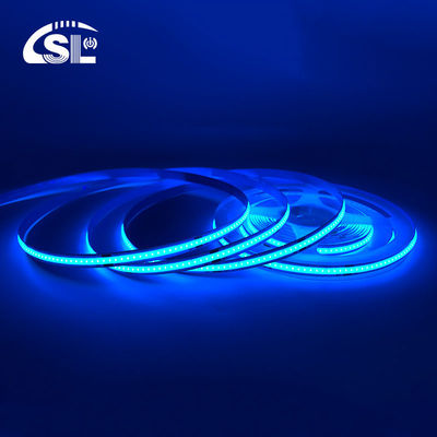 320Leds Alta luminosidad Hielo Azul COB Led Strip Light CE RoHs IP20 8mm Ancho 12V24V