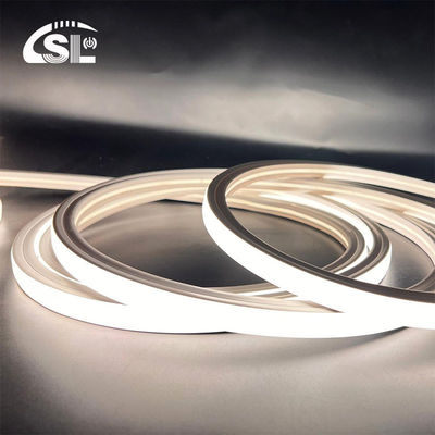 Flex de Neón Blanco Natural 4000K DC 48V 16x16mm Forma plana Curva vertical IP65 Inodoro LED Flex de Neón