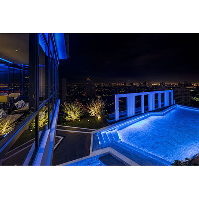 Iluminación Alta luminosidad DC12V24V 480leds 8mm Ice-Blue COB Led Strip Light con 3-