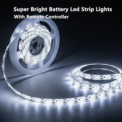 DC 24V 5V 120LEDs 8mm 6500K Blanco de alto brillo Electroplata flexible SMD2835 Luz de banda LED
