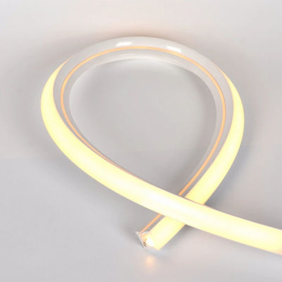 Hotel Silicona Neón Flex 12 * 12mm Cuadrado DC 24V IP67 Inodoro Luz de Neón Led Exterior