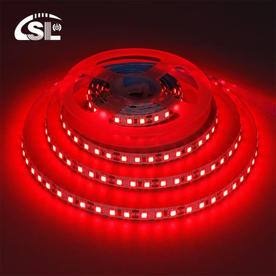 Largo 12V 8mm 120leds Red Die-Cutting Board SMD2835 Luz de banda LED para iluminación comercial