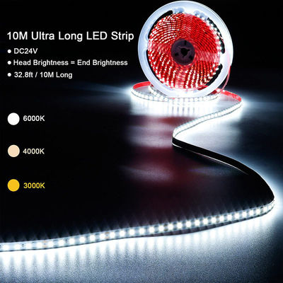 110V220V 8mm 120leds 3000K4000K6500K Blanco cálido Blanco natural Electroplate SMD2835 Luz de banda Led