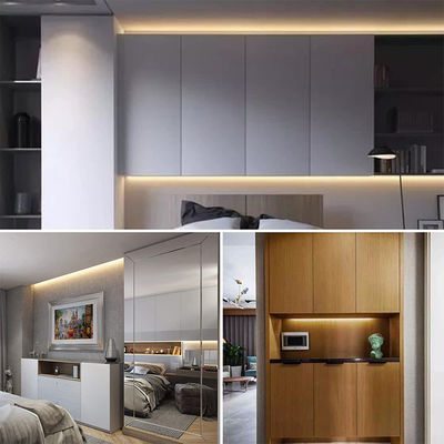 Hotel 5V 8mm 320leds 4000K Natural 1cm de un solo corte IP65 impermeable Electroplate flexible COB luz de banda LED