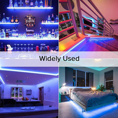 5v 8mm 120leds Rojo Dorado Amarillo Hielo-Azul Azul Verde Violeta Electroplate colorido SMD2835 Luz de banda Led