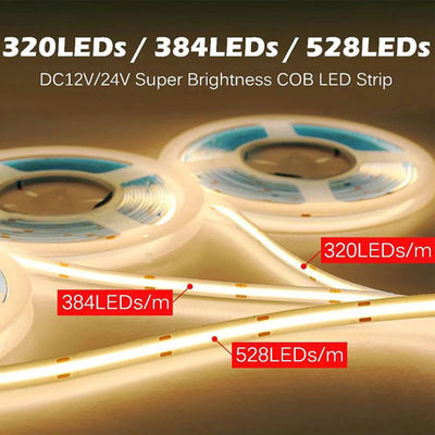 Tipo de elemento de luz de las cuerdas de luz de alta luminosidad impermeable personalización COB luz de banda LED