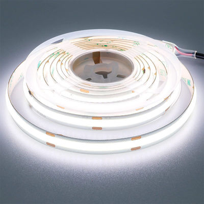 5v 320leds 8mm 6500K White COB Led Strip Light para la iluminación del hogar por control del interruptor