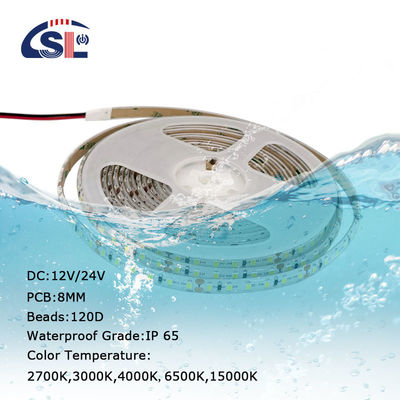 3M Flexible SMD2835 Luces de banda LED 3000K 4000K 6000K Brillo IP65 Banda de silicona