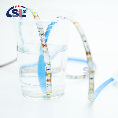 Impresora de agua 8mm ancha 12V Smd 60Led 120Led 3000k 4000k 6500k 15000k IP65 IP67 Luz de banda LED para exteriores