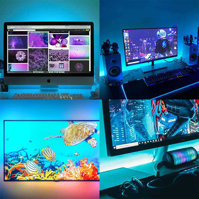 12v24v 8mm 320leds Ice-Blue flexible COB Led Strip Light para el diseño de iluminación y circuitos