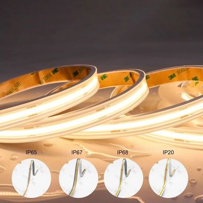 CCT COB Led Strip Light DC12V24V 8mm10mm ancho 608leds 3000K 6500K para decoración de interiores