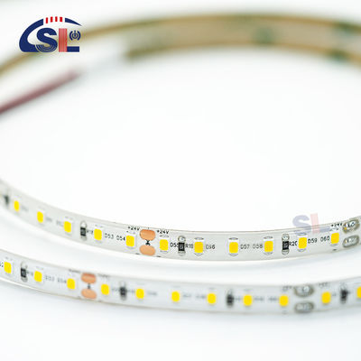 3- impermeable pegamento de PU completo colorido 120LEDS IP65 SMD2835 LED tira 12/24V 8mm PCB