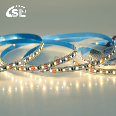 Temperatura de color ajustable Luz de banda LED 120 LED/m Dual color 8MM No resistente al agua