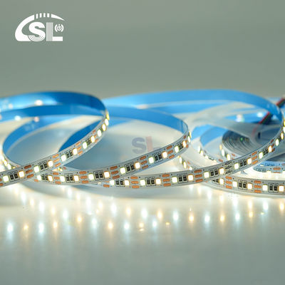 Temperatura de color ajustable Luz de banda LED 120 LED/m Dual color 8MM No resistente al agua
