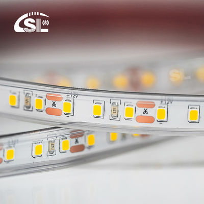 IP67 a prueba de agua 12V 24V LED Blanco Blanco caliente 2835 120LEDs/m para decoración de jardín al aire libre