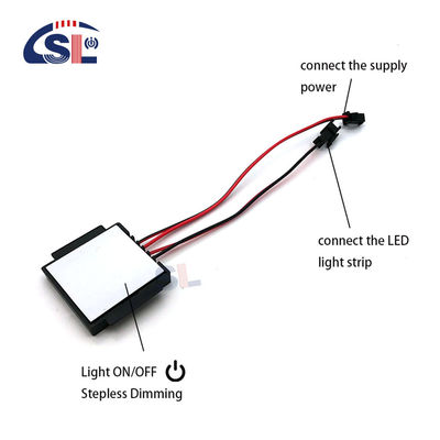 1-5mm Espejo de mercurio DC 12V 3A/5A Iluminación LED de baño de un solo / tres colores