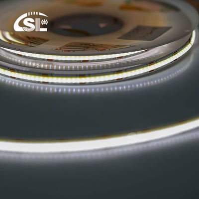 No resistente al agua 24v COB 320Ds 8mm Ra 80 CCT Tricolor Cob LED Light Strip