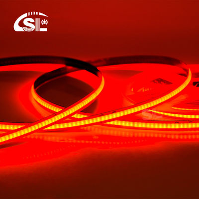 Sorprendente 24v COB 320Ds 8mm Ra 85 Red LED Light Strip con 50000 horas de vida útil