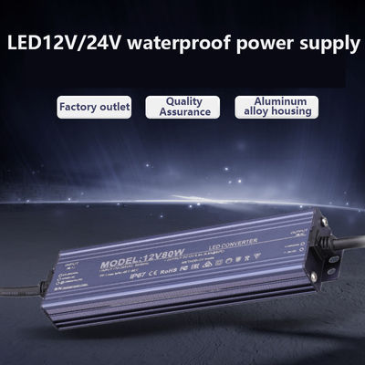 Transformador de energía impermeable IP68 de 12V/24V 2.5A -25A 60w 100w 200w 300w 400w