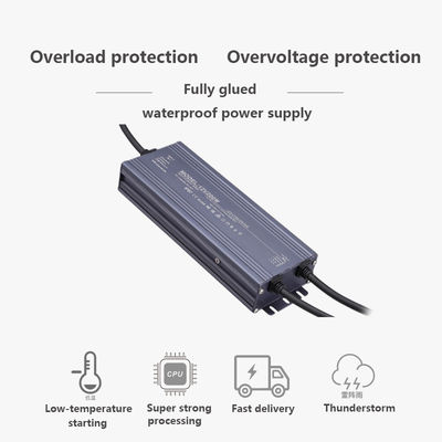 Transformador de energía impermeable IP68 de 12V/24V 2.5A -25A 60w 100w 200w 300w 400w