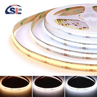 608 LED de ahorro de energía FOB COB Flexible luz de banda LED con voltaje de entrada de 12V DC 24V