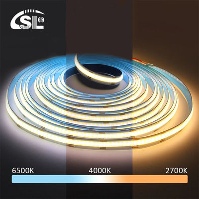 608 LED de ahorro de energía FOB COB Flexible luz de banda LED con voltaje de entrada de 12V DC 24V