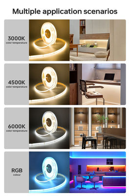 Control del sensor COB 320Ds 8mm Ra 80 4000K LED Light Strip SL- COB-03208D40